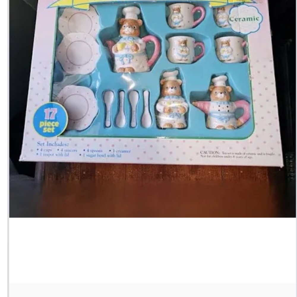 Vintage Teddy Bear Ceramic Tea Set. - Picture 5 of 5